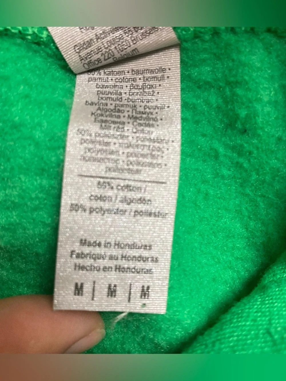FedEx Ground Green Pullover Hoodie Sweatshirt Gildan Heavy Blend Men’s Medium. - Picture 5 of 8